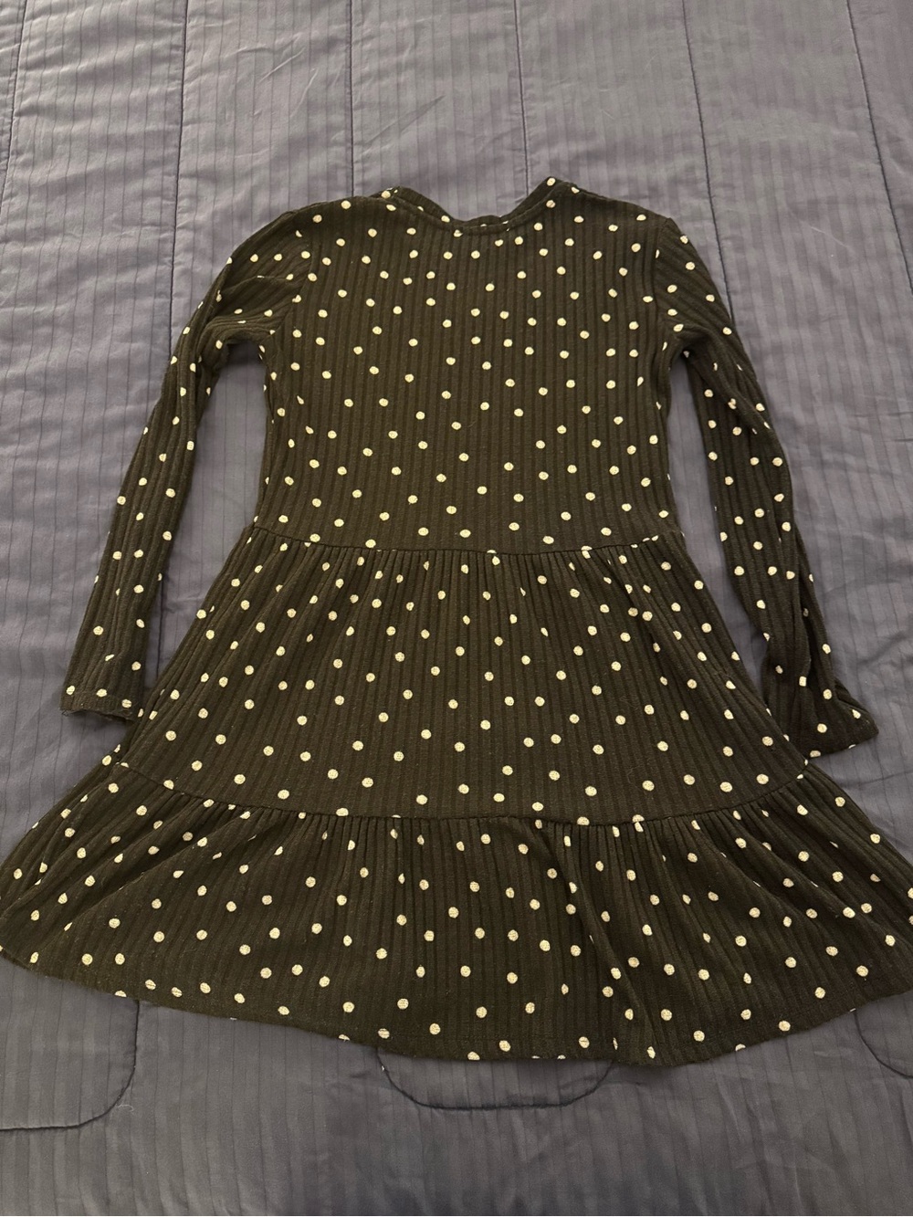 Zara Polka Dot Sweater Dress Long Sleeved Size Small - Picture 7 of 7
